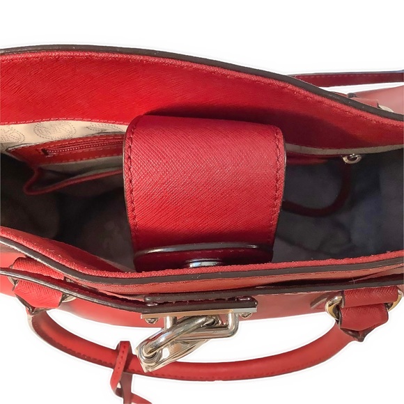 🔴MICHAEL KORS Red Hamilton Bag - Picture 7 of 8